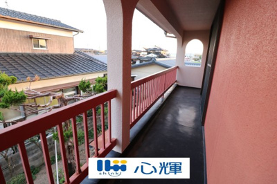 【バルコニー】 | 宇部市中野開作462（中古二階建）