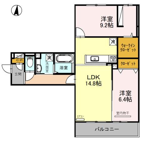 【間取り】 | D-residence富田町