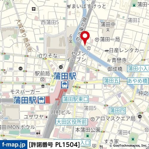 【地図】 | ライオンズマンション蒲田第３
