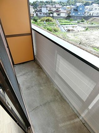 コーポ幸のバルコニー
