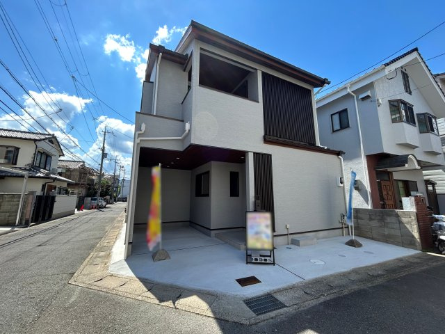 上桂前田町の前面道路含む現地写真