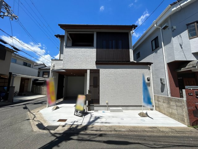 上桂前田町の前面道路含む現地写真