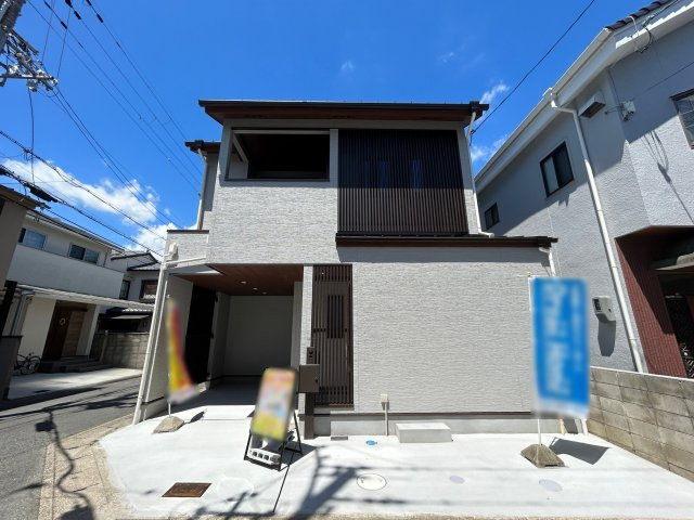 上桂前田町の前面道路含む現地写真
