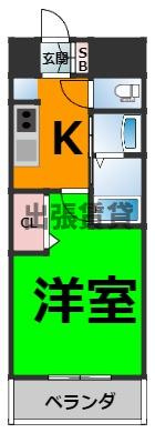 仲介手数料0円！エステムコート名古屋グロースの間取り