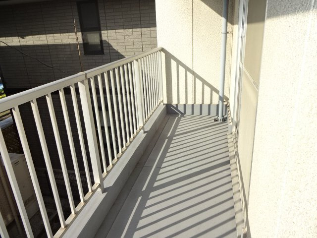 大西マンションのバルコニー