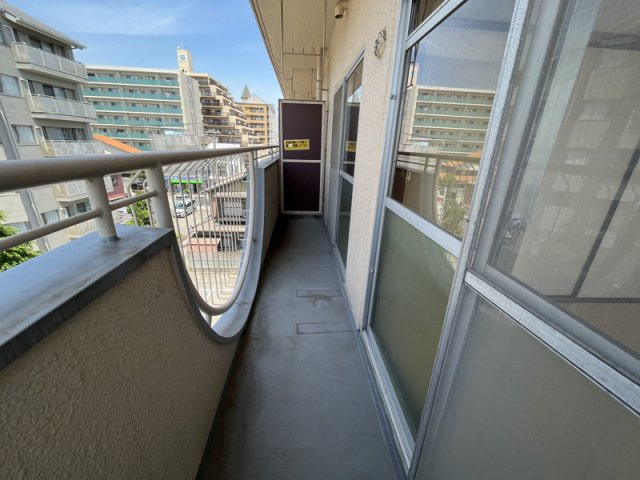 飾磨サンハイツのバルコニー