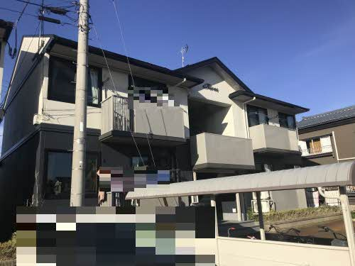 メゾンリュミエC棟の外観