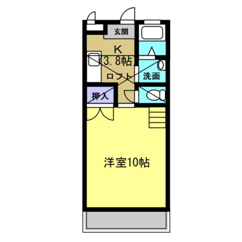 ドエール住吉C棟の間取り