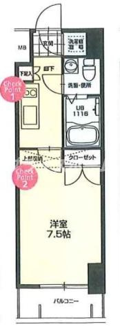 【間取り】 | №72 HARBOR EAST TOWER