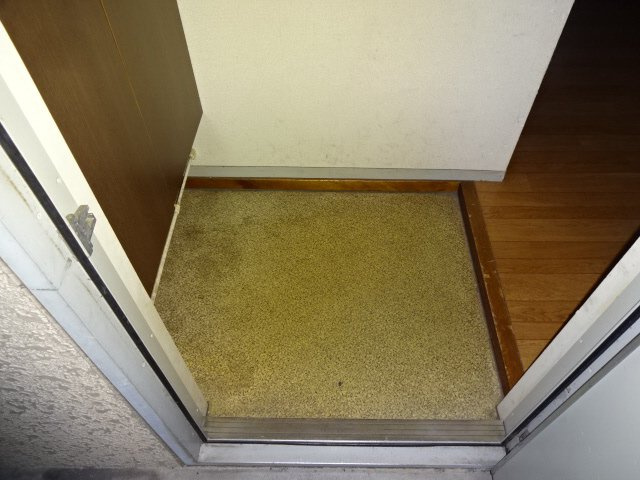 エクセレントパレスA棟の玄関