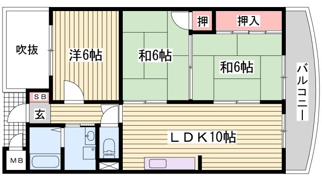 ぱすてる　めぞん　クレヨンの間取り