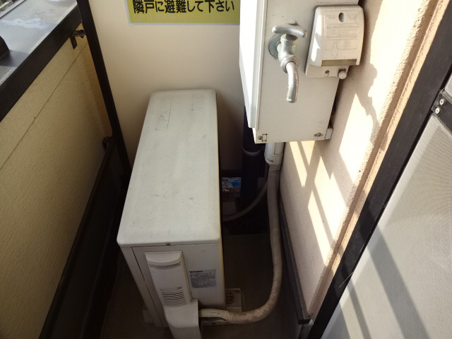 フレシール土山のバルコニー