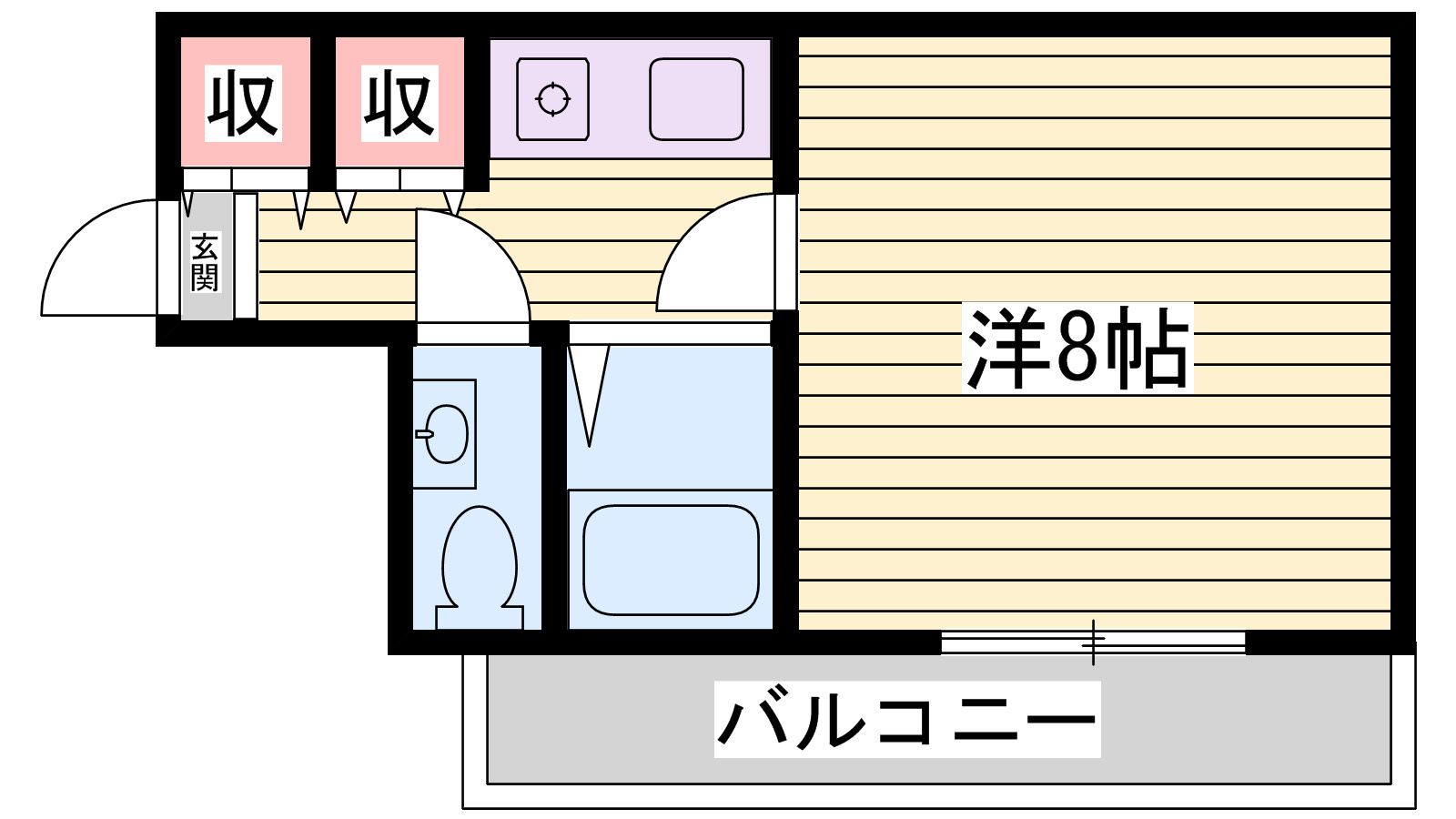 フレシール土山の間取り