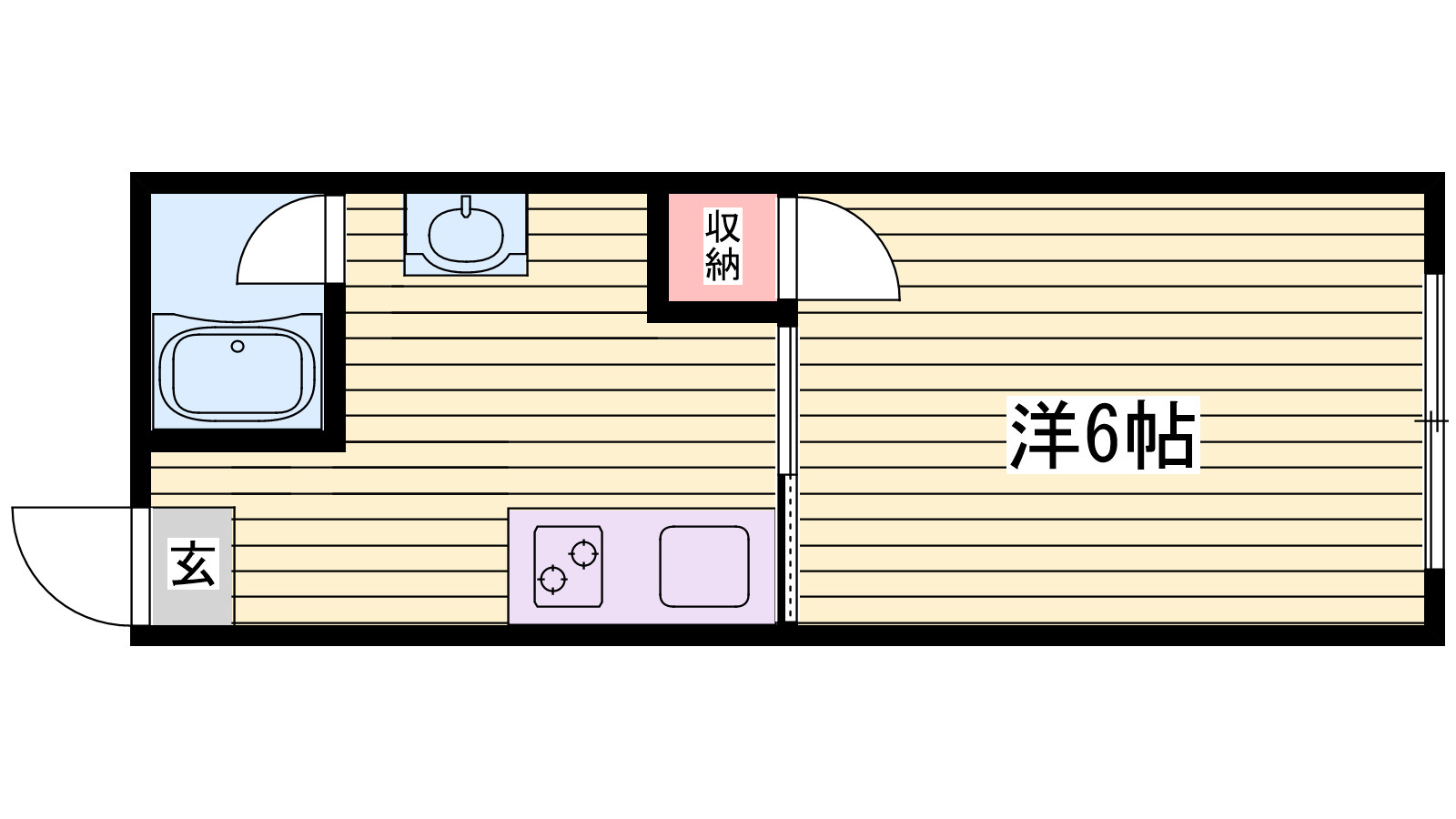 レアール増位本町の間取り