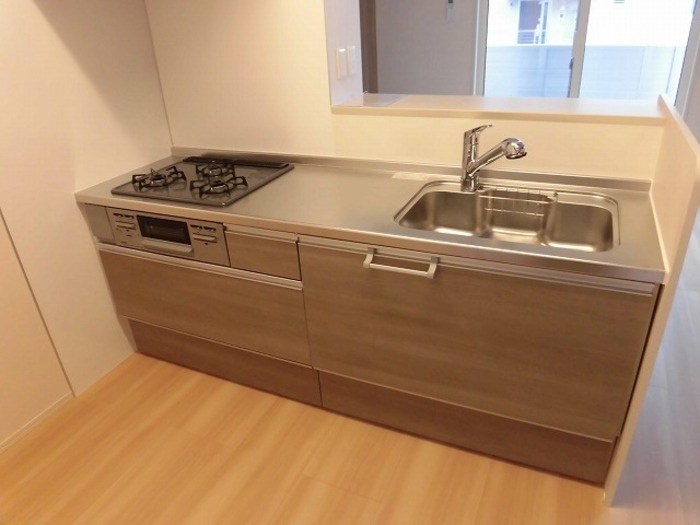 合志市須屋のアパートのキッチン