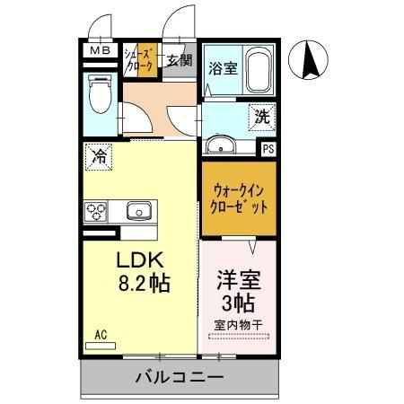 【間取り】 | ミル・クレール 和歌浦東