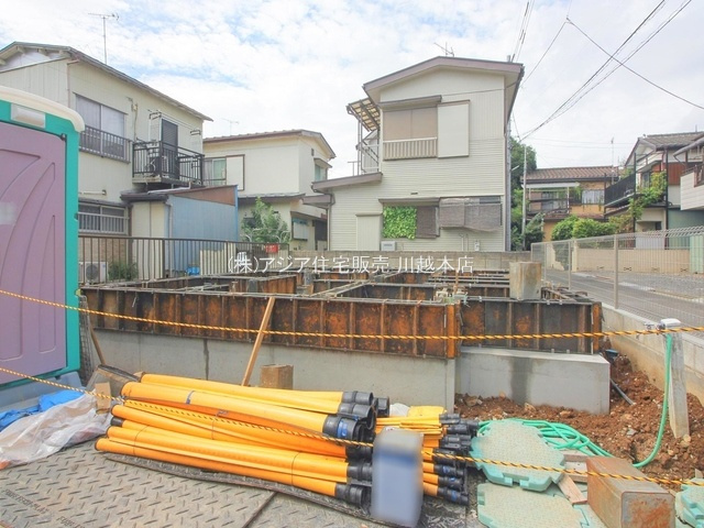川越市砂３期　新築戸建の外観|外観　基礎