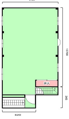 近江八幡市鷹飼町の店舗一部