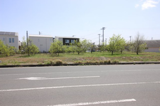 【外観】 | 北側15ｍ公道接道、売主負担にて歩道縁石切り下げ工事行います！