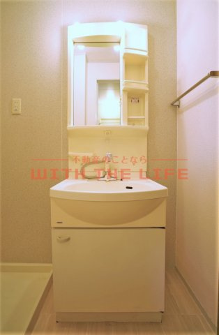 セジュールクレスト【キャッシュバック対象物件】の独立洗面台|使いやすい独立洗面台です