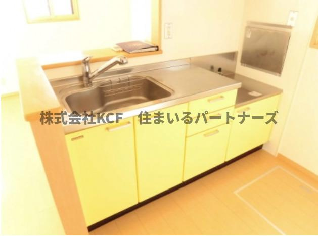 リビングタウン江戸屋敷 Dのキッチン|キッチンでお料理をお楽しみください
