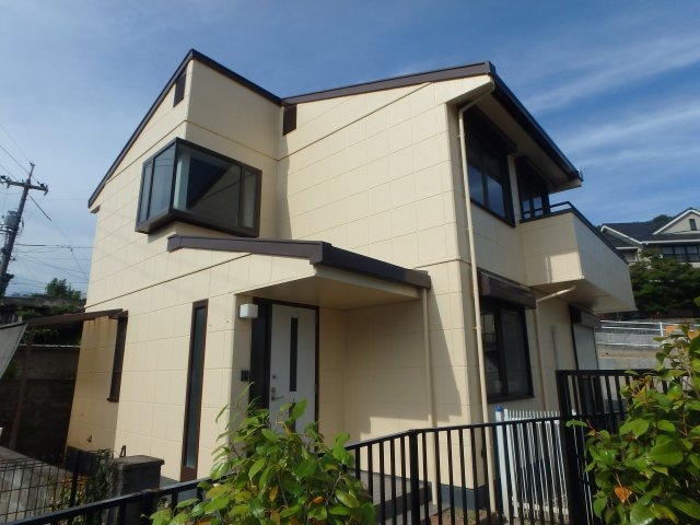 羽島台のふもとの貸家の外観|羽島台　戸建