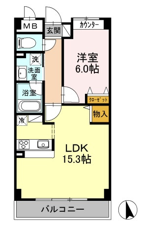 MINT甲子園三番町の間取り