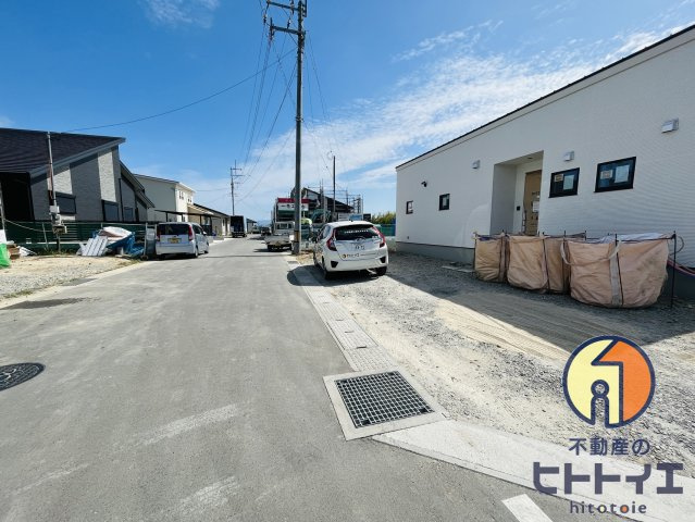 八女市前古賀新築建売の前面道路含む現地写真