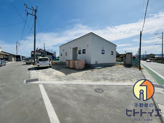 八女市前古賀新築建売の前面道路含む現地写真