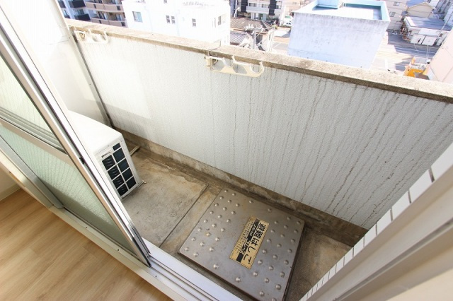 パステルクボ15のバルコニー|陽当たり良好なバルコニーです