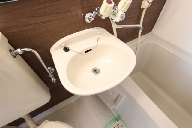 パステルクボ15の洗面所|忙しい朝には欠かせない洗面所です