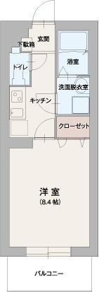 グレースひなたの間取り