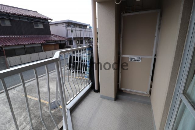 コーポスカイラークのバルコニー