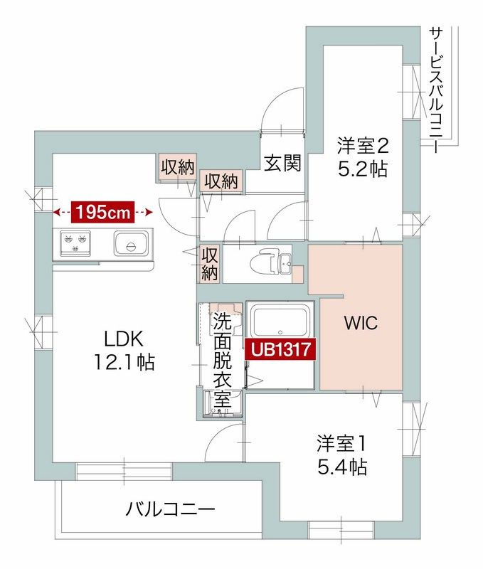 シャノワールの間取り
