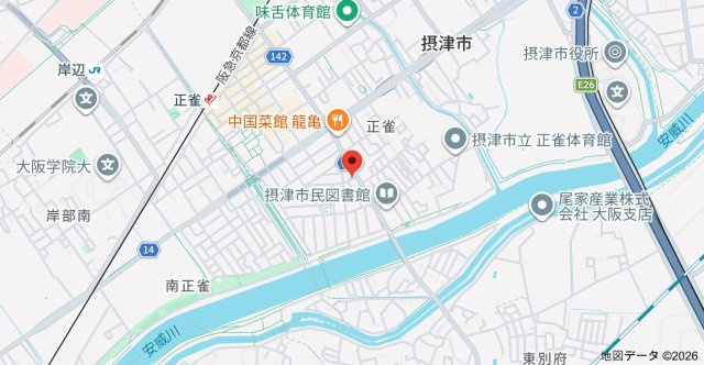 ガーデンコート正雀の地図