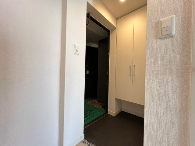 ソルテラス阿波座ウィズの玄関