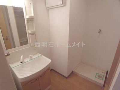 【洗面所】 | コーポサカシタＢ棟 | シャンドレ洗面＆洗濯機置場