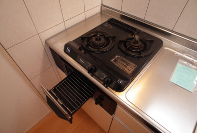 【設備】 | シャンティ | グリル付き2口コンロ