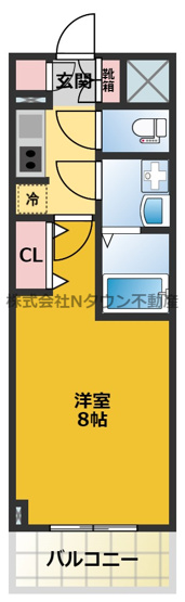 【間取り】 | S-RESIDENCE志賀本通North | 間取りです。