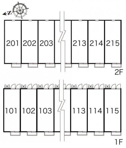 レオパレス舟入の駐車場
