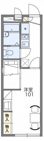 レオパレスＥＰ３の間取り