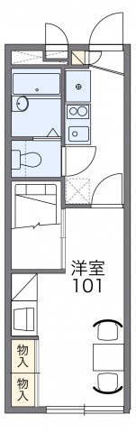 レオパレスＮ＆Ｋの間取り|代表的な間取のため実際の間取とは異なる場合があります