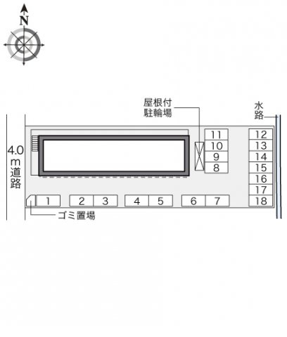 レオパレスＮ＆Ｋの駐車場