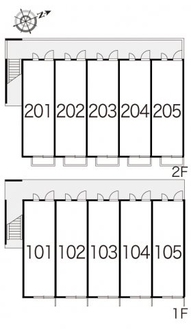 レオパレスラ・フォーレ一宮Ⅲのエントランス