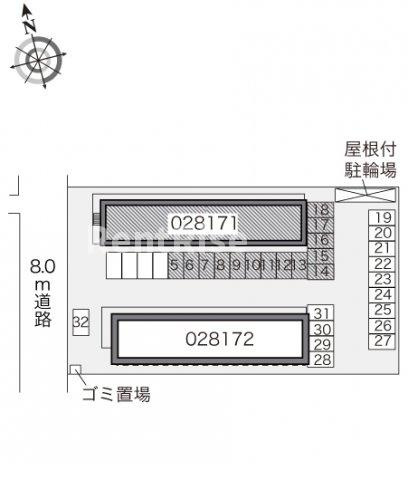 レオパレス寺東第１の駐車場