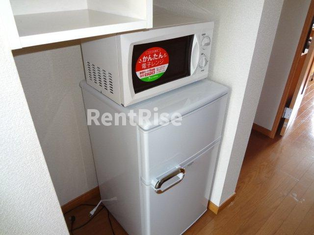 レオパレス三和Ⅱの設備|電子レンジ、冷蔵庫