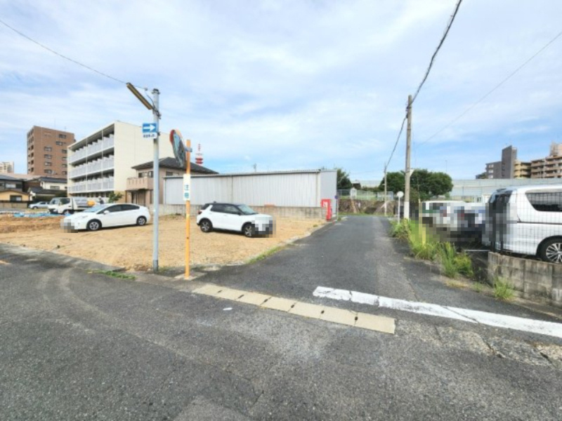 ー小倉北区明和町ー売地ー★建築条件付き★　　　【小倉北区　売地】の前面道路含む現地写真|ー小倉北区明和町ー売地ー★建築条件付き★【小倉北区　売地】