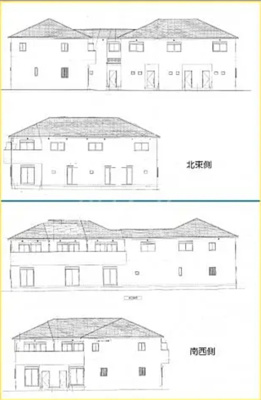 【外観パース】 | セントフィオーレ園部　南棟