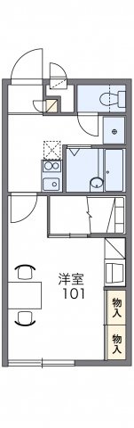 レオパレスしまざきの間取り|代表的な間取のため実際の間取とは異なる場合があります