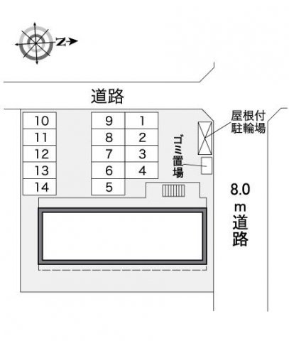 レオパレスオトワのエントランス